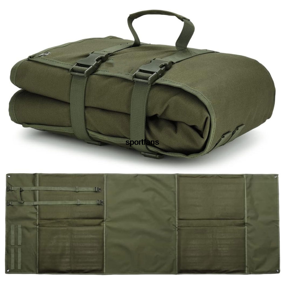 Hunting Outdoor Mat - 戦術射撃マット 900D ナイロン防水折りたたみ式射撃パッド狩猟屋外範囲キャンプフィールドトレーニングポータブルギア