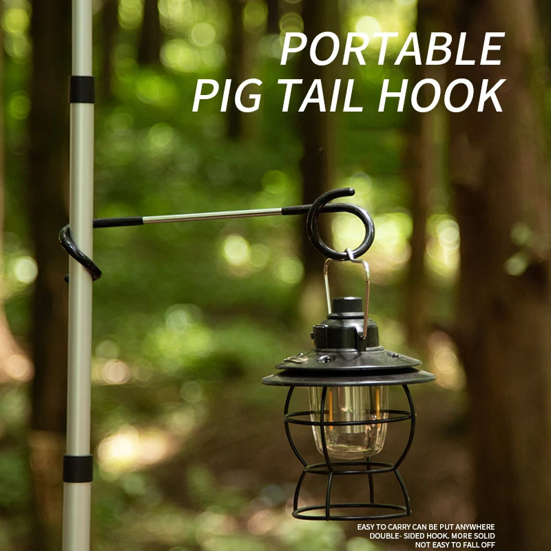ステンレス鋼ライトスタンドホルダーフックポータブルテントポー - Hunting Camp Outdoor Supplies のレビューと価格