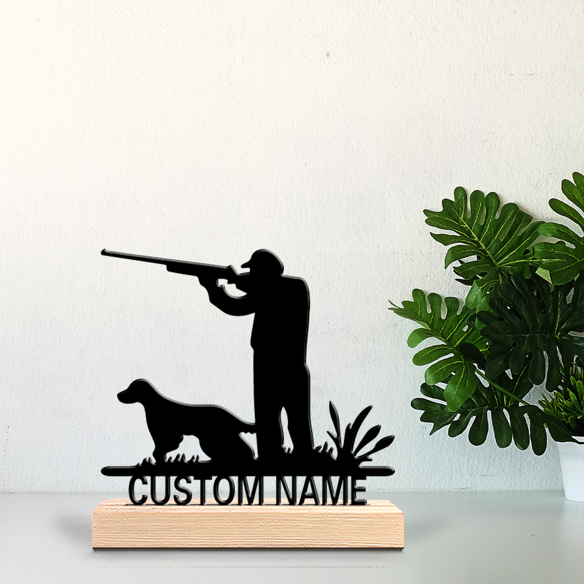 1個入り ファッションパーソナライズカスタムハンターと狩猟犬 - Hunting Outdoor Christmas Decorations のレビューと価格