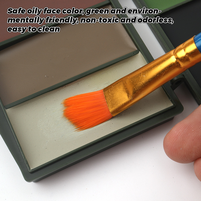 5色フォレストカモ-コンパックフェイスペイントキット、ポケッ - Camo Face Paint のレビューと価格