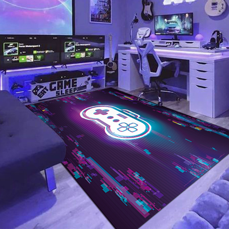 面白いゲームパッド柄のエリアラグ、ゲームを一時停止して卵狩り - Hunting Outdoor Mat のレビューと価格