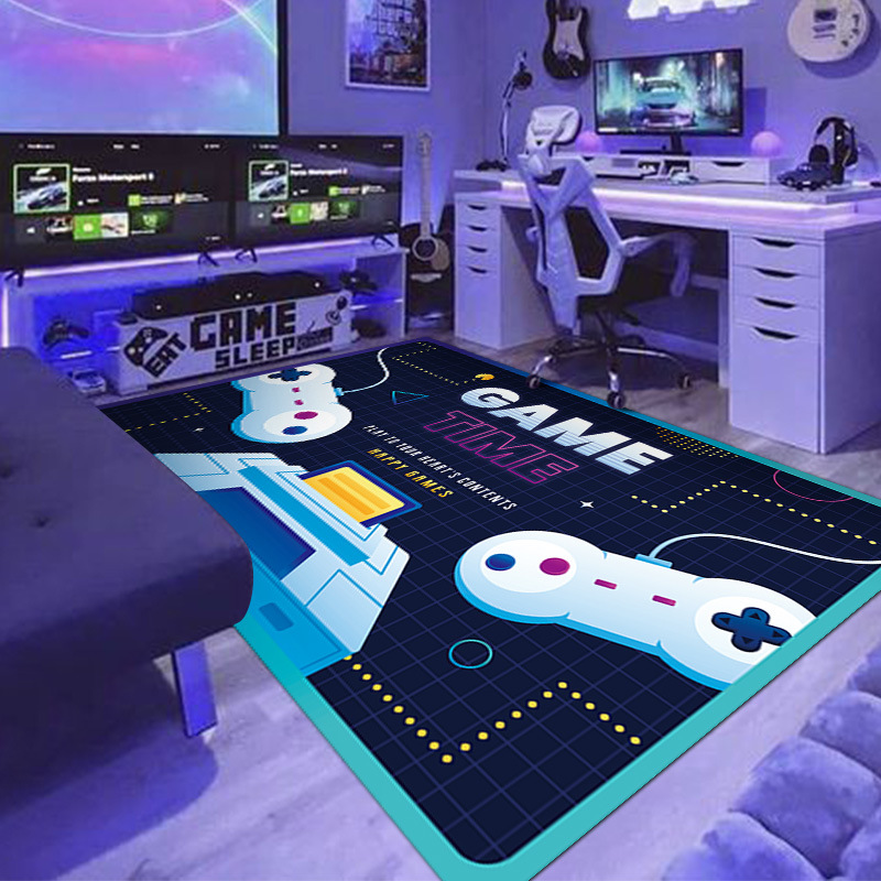 面白いゲームパッド柄のエリアラグ、ゲームを一時停止して卵狩り - Hunting Outdoor Mat のレビューと価格
