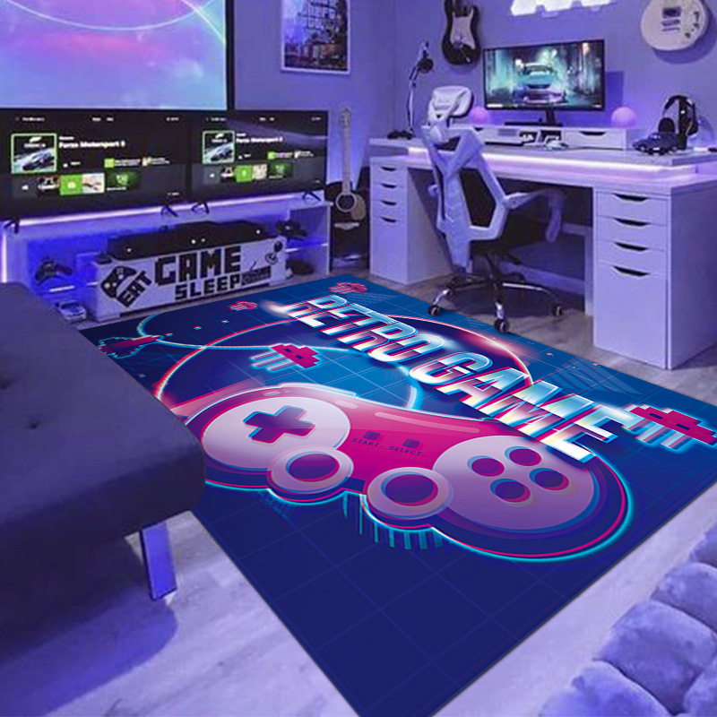 面白いゲームパッド柄のエリアラグ、ゲームを一時停止して卵狩り - Hunting Outdoor Mat のレビューと価格