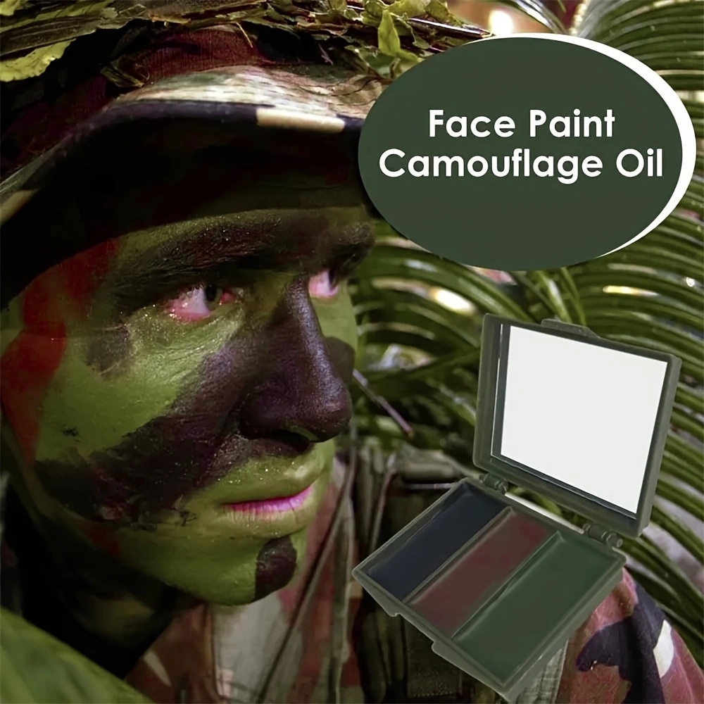 3色迷彩フェイスペイントキット - 戦術的なアウトドアCSフ - Camo Face Paint のレビューと価格