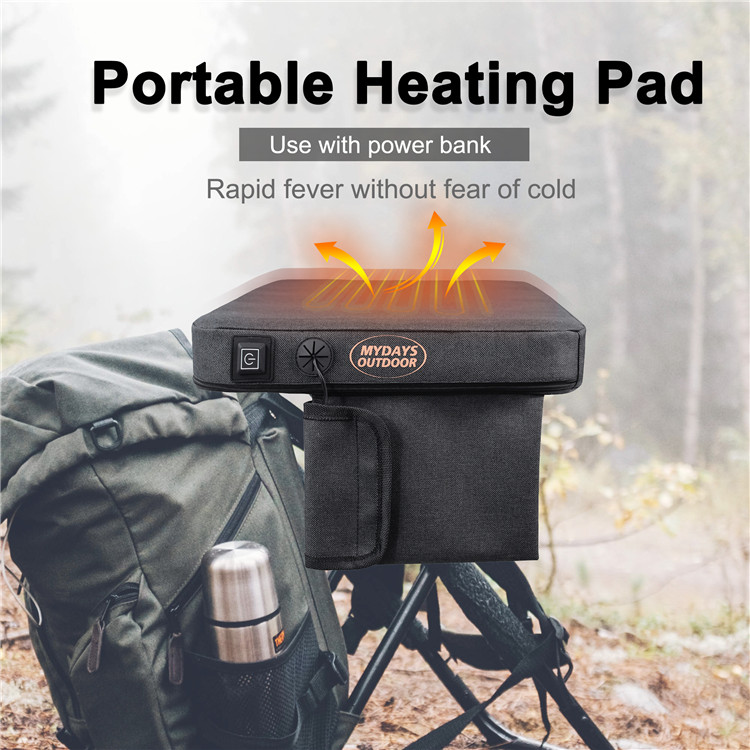 ポータブル防水USB屋外加熱シートクッションパッドマット、キ - Hunting Outdoor Mat のレビューと価格