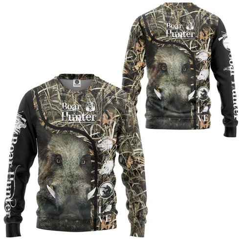 迷彩狩猟動物イノシシメンズ Tシャツ 3D プリントスポーツ - Wildman Hunting & Outdoor Linton'S Corner Silver Lakes のレビューと価格