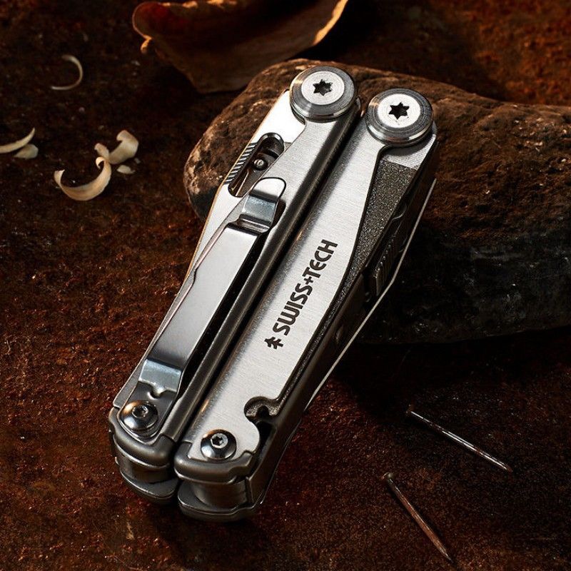 SWISS TECH 18in1 マルチツール ドーリングプ - Hunting Camp Outdoor Supplies のレビューと価格