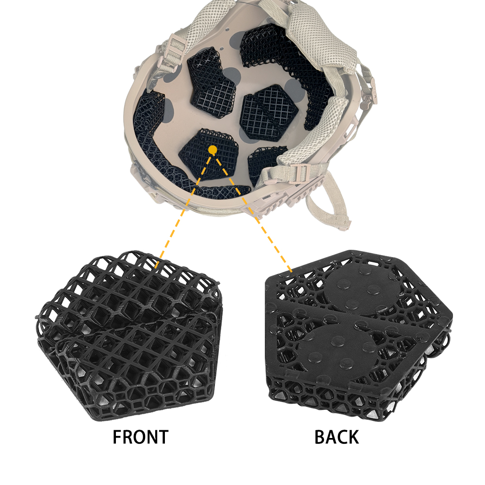 BOOIU 3D プリントハニカムヘルメットライナーパッドポ - Hunting Outdoor Mat のレビューと価格