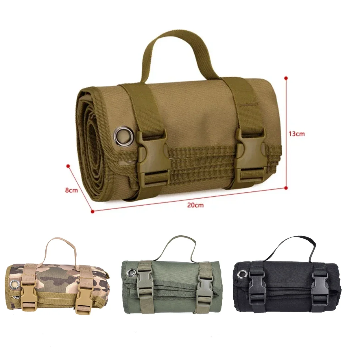 戦術的な屋外用、滑り止め加工の射撃練習マット。両面防水、折り - Hunting Outdoor Mat のレビューと価格