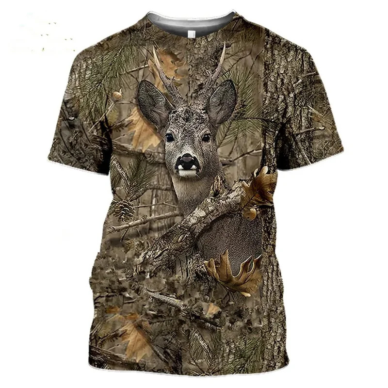 2026 迷彩狩猟動物イノシシ 3d Tシャツ夏カジュアルメ - Wildman Hunting & Outdoor Linton'S Corner Silver Lakes のレビューと価格